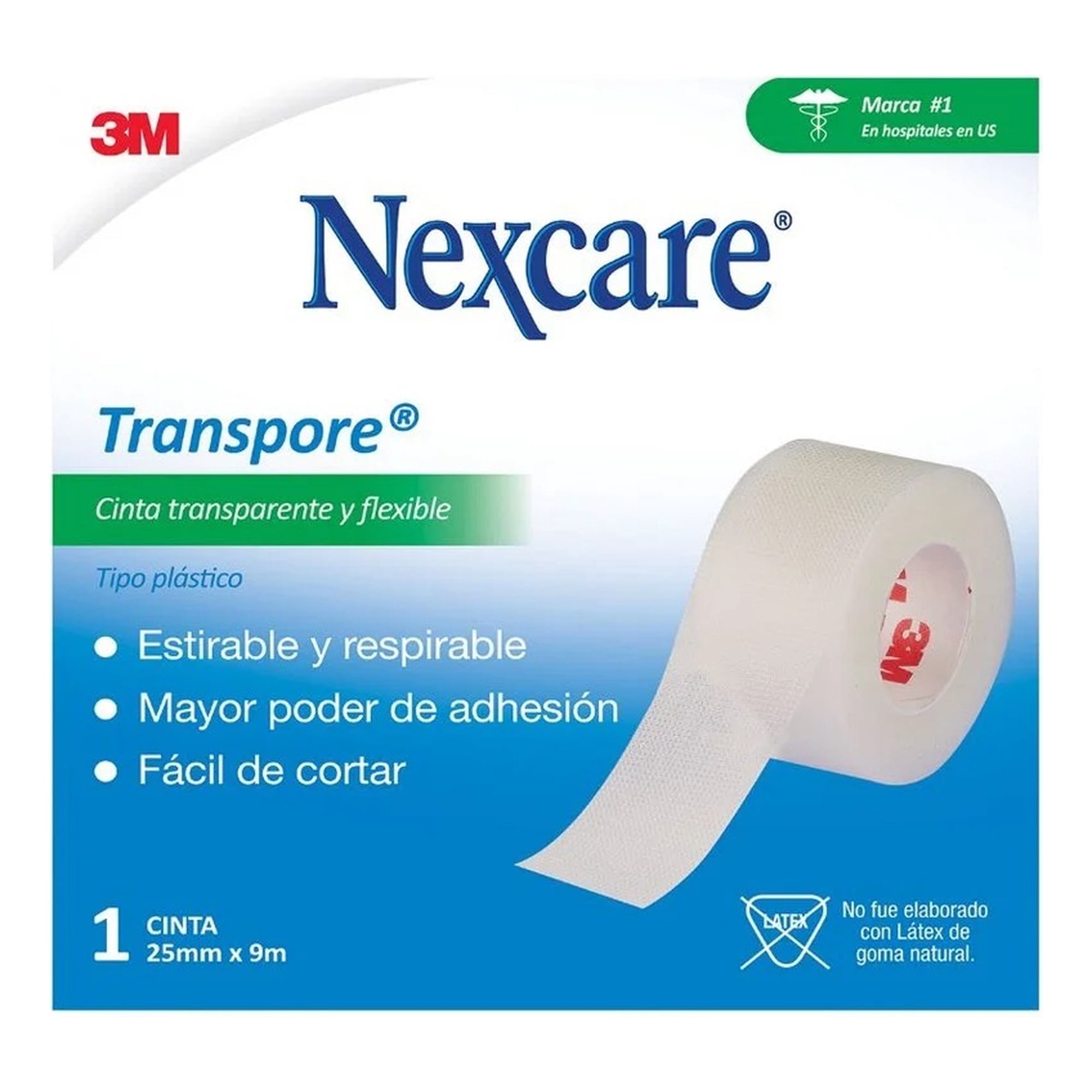Cinta Adhesiva Trasporente 1 Un Nexcare