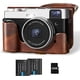 thumbnail image 1 of Cámara digital 4K con estuche, cámara para vlogs de YouTube de 48 MP, cámara para fotografía y video con visor, flash, zoom de 16X, enfoque automático, cámara compacta de apuntar y disparar con tarjet, 1 of 6