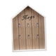 thumbnail image 1 of Porta Llaves De Pared Con Puerta De Almacenamiento, Estante De Pared De Madera Con Ganchos, 21,5x2,8x29cm, Blanco, 1 of 3
