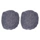 thumbnail image 3 of 2 Piezas Universal Spandex Stretch Office Swivel Chair Seat Slipcover Gris Oscuro, 3 of 5