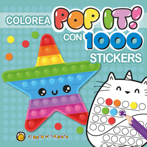 Editorial Guadal - Libro Estrella Pop It 1000 Stickers
