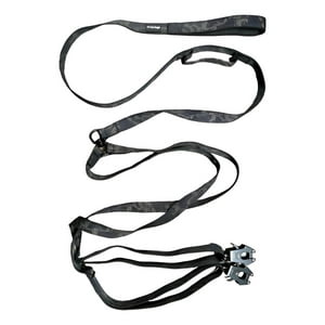 Correa Street Dogs Doble Para Dos Perros Mosquetón Tactic 3M Negro/Camo