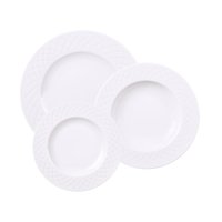 Juego 18 Platos Tramontina Línea Ingrid Porcelana