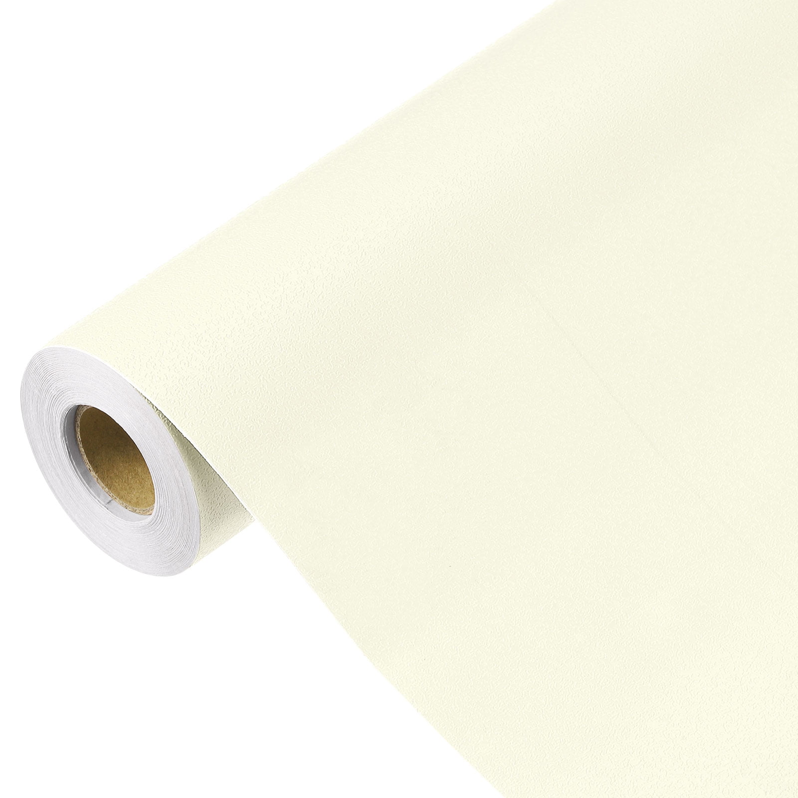 Papel Tapiz Uxcell Vinilo Crema Amarillo 394"x15.7