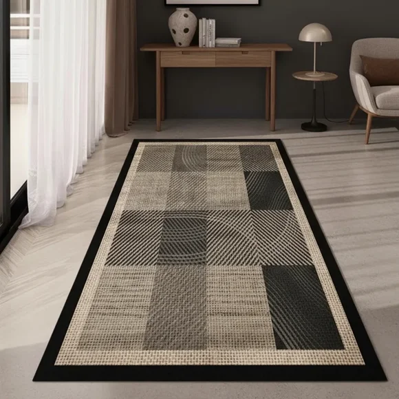 Alfombra Pasillera 3d Decorativa W.m G Moderna 1.8 M 60 Cm Animal Print Beige
