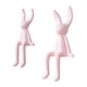 thumbnail image 4 of 2 Estatuas Decorativas De Conejo Sentado De Cerámica Para Estante, Adorno Para Sala De Estar, 4 of 5