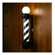 thumbnail image 3 of Poste Luminoso Giratorio Barbería 95 Cm Negro Y Blanco, 3 of 3