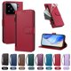 thumbnail image 4 of Funda con Billetera para [Xiaomi 15] con Bolsillo Zipper y Tarjetero Rojo, 4 of 6