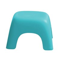 Bothyi - Sencillo Banco Hogar Redondo Y Cómodo Para Baño Sala De Juegos Niñas Azul