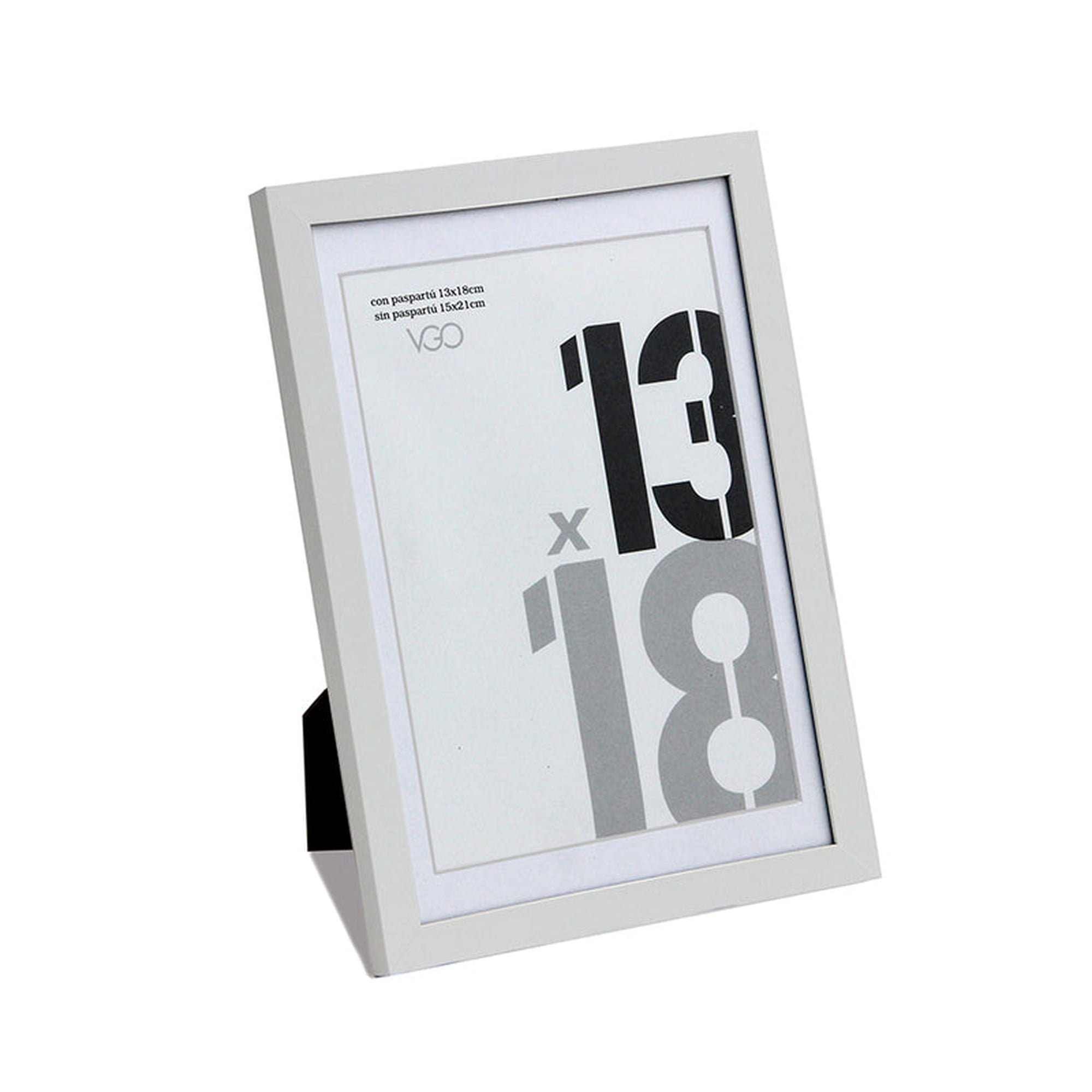 Vgo - Marco Plast. Con Paspartu 30x40 / Sin Paspartu 40x50 Blanco