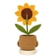 thumbnail image 2 of Figura de juguete WITTSPOT Girasol 16 cm de crochet – Regalo, 2 of 7
