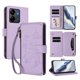 thumbnail image 1 of Funda Cartera Mariposa para [Xiaomi Redmi 13C 4G/5G] con Soporte y Cremallera Morado claro, 1 of 6