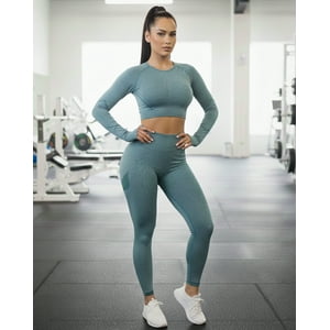 Flix - Conjunto Deportivo Mujer Fitness Efecto Push Up