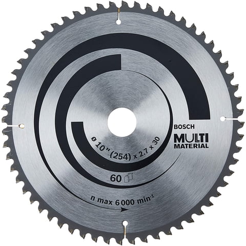 Disco Sierra Circular 10"" 60T Multimaterial Bosch