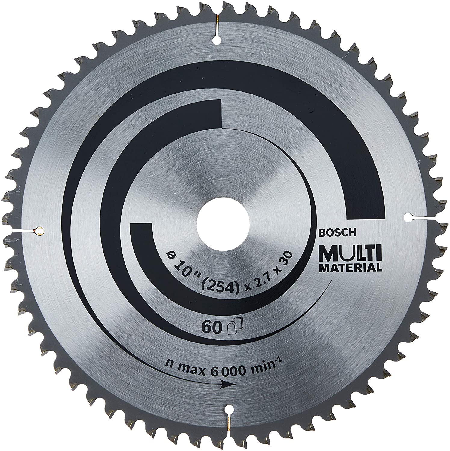 Disco Sierra Circular 10"" 60T Multimaterial Bosch