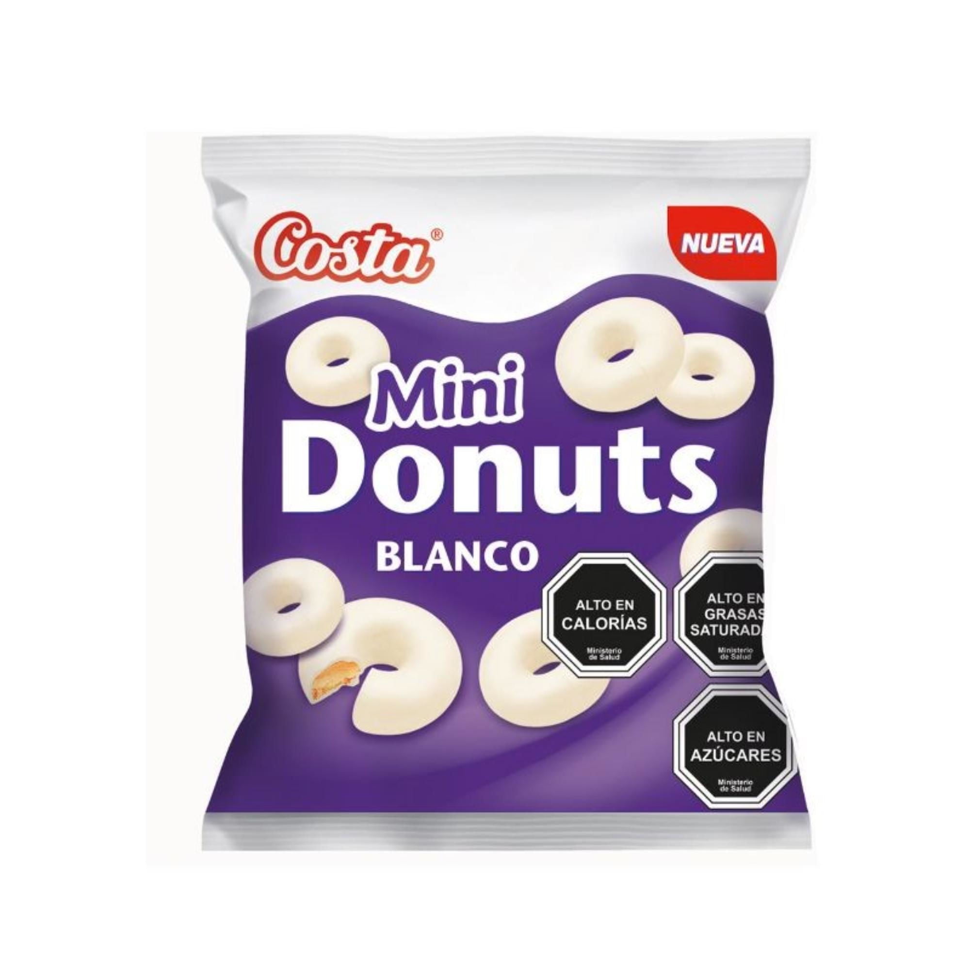 Galleta Mini Donuts Blanco 35 g Costa