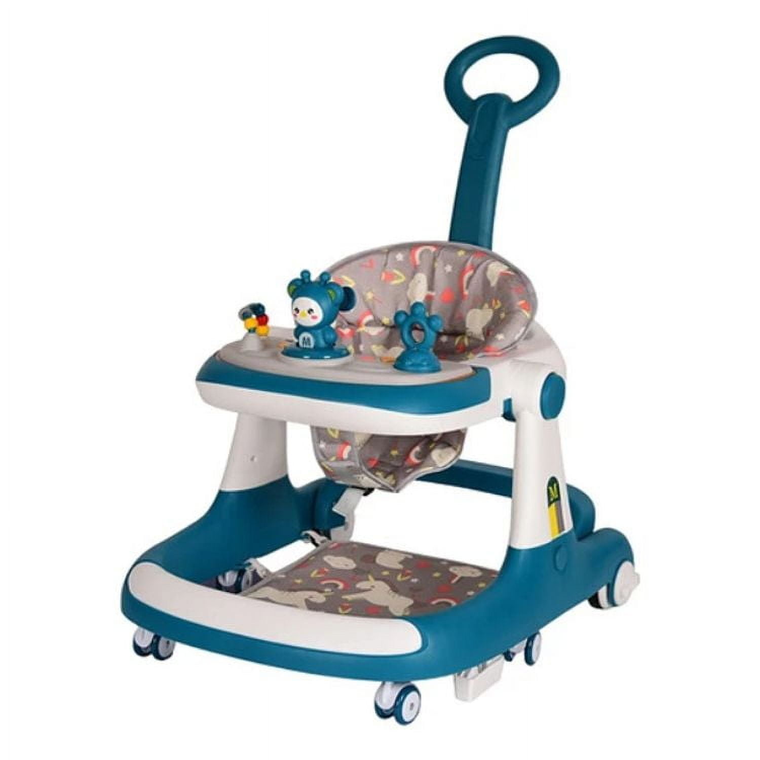 Crusec - Andadera Caminadora De Bebé Multifuncional Anticaida Unisex - Verde