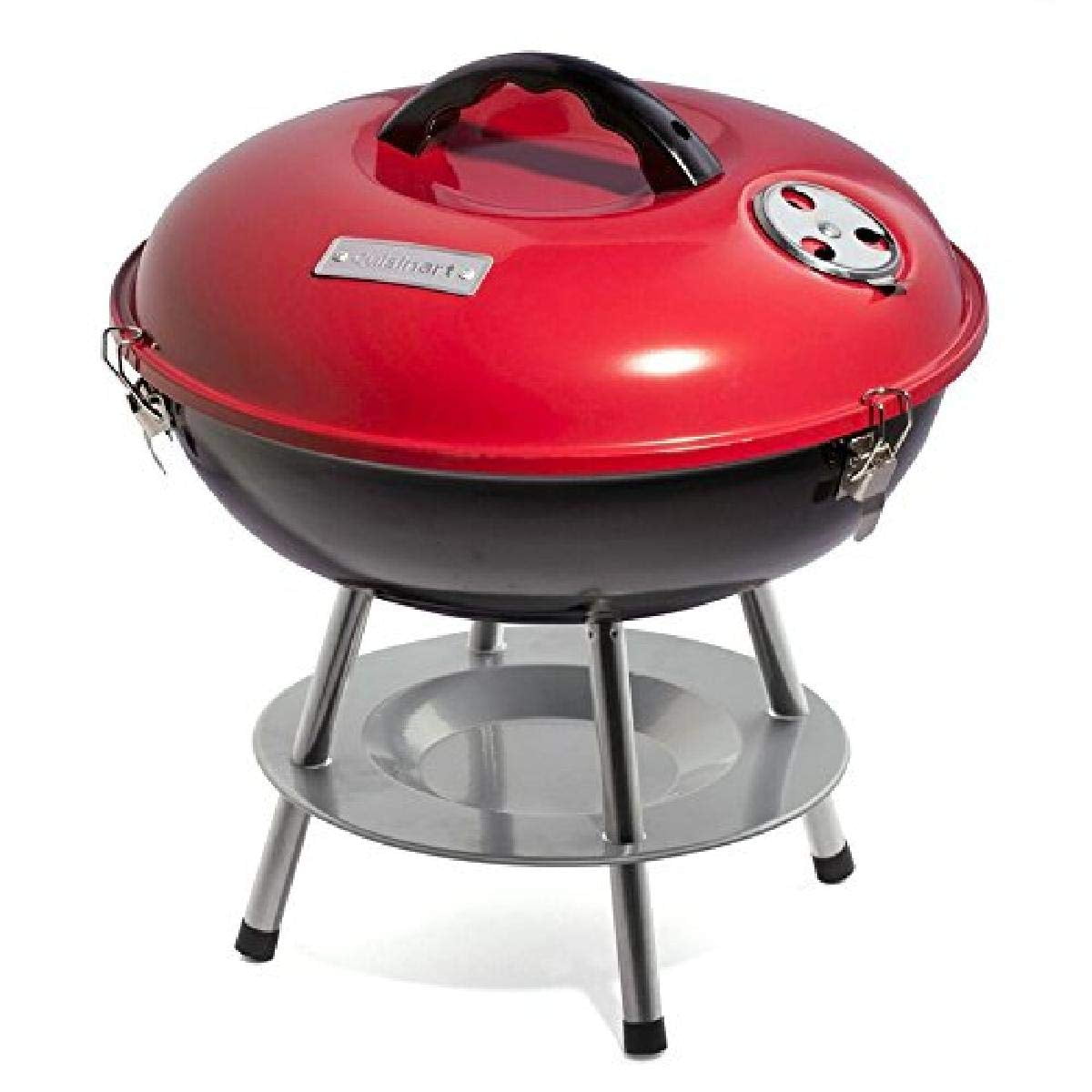 Parrilla Portátil De Carbón Cuisinart Ccg-190rb, 14 Pulgadas, Roja