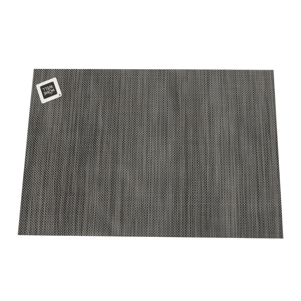 Homewell - Individual Tejido De Plástico Gris 30x45cm