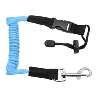 Magideal - Correa De Remo Para Kayak, Cuerda De Cordón En Espiral, Longitud Máxima De 140Cm, Herramienta Ligera, Correa Elástica Para Canoa, Kayak, Tabla De Surf Azul