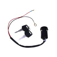 Magideal - Juego De Llaves De Encendido De 2 Cables Con 2 Llaves De Fácil Instalación, Interruptor De Encendido Y Apagado De Repuesto Prémium Para Motos De Cross