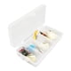 thumbnail image 3 of Señuelos De Pesca Spinnerbait, Cebos De Metal Duro Surtidos Portátiles Con Caja, 5 Uds., 3 of 3