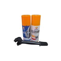 Genérico - Kit De Lubricante Cadena + Desengrasante + Cepillo Para Moto