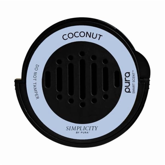 Recarga para coche con aroma a coco Pura Simplicity de larga duración durante 30 días