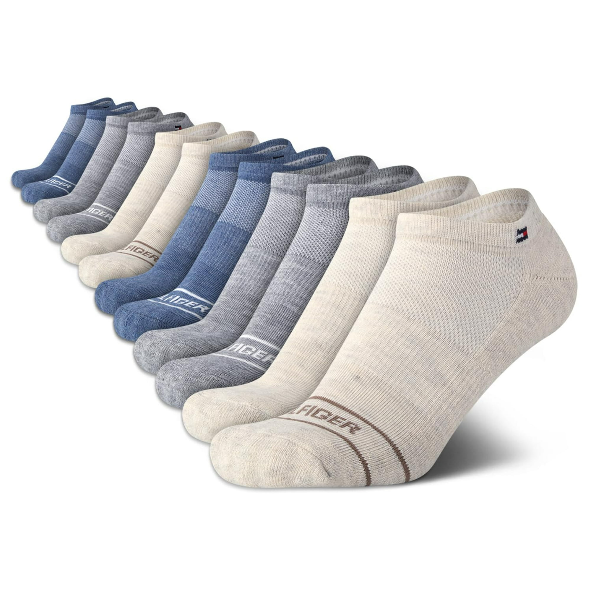 Pack De 12 Calcetines Tommy Hilfiger De No Show Para Mujer, Tallas 4-10