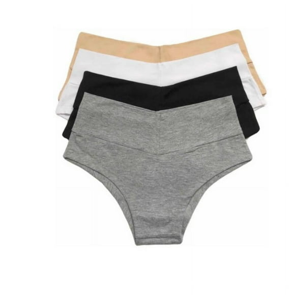 Pack 6 Calzones Bikinis Tiro Alto Algodón Nuevo Peruano TALLA M