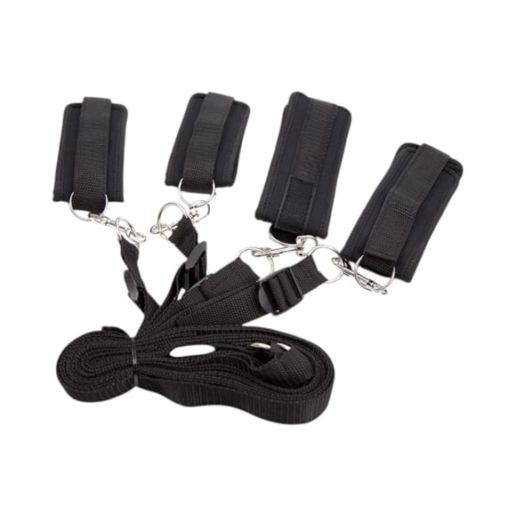 Bed Bondage Amarras para la Cama Negro