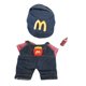thumbnail image 3 of Conjunto De Ropa De Muñeca De Felpa De 15 Cm, Accesorios Para Fotos, Muñeca, Vestir, Camiseta, Pantalones Con Correa, Estilo B, 3 of 3