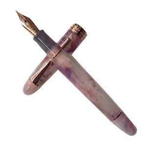 Magideal - Pluma Estilográfica De Émbolo, Pluma Estilográfica De Émbolo, Ef0,5 Mm, Punta Extra Fina, Punta Acrílica, Instrumento De Escritura Para Escribir, Firm Rojo