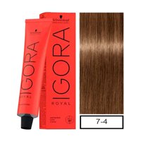 Schwarzkopf - Tintura Igora Royal 7-4 Rubio Medio Beige + Oxigenta 20V