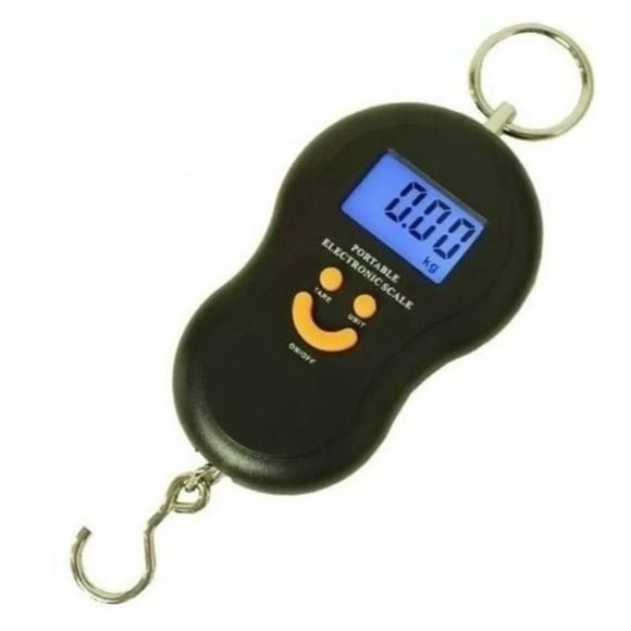 Balanza Peso Digital 50kg Portatil Colgante Pesca Maleta