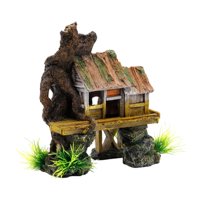Magideal - Decoración De Acuario, Casa De Reptiles Y Peces Artificiales, Escultura De Resina Para Acuario, Adornos De Construcción Para Explorar, Escalar, Tortug