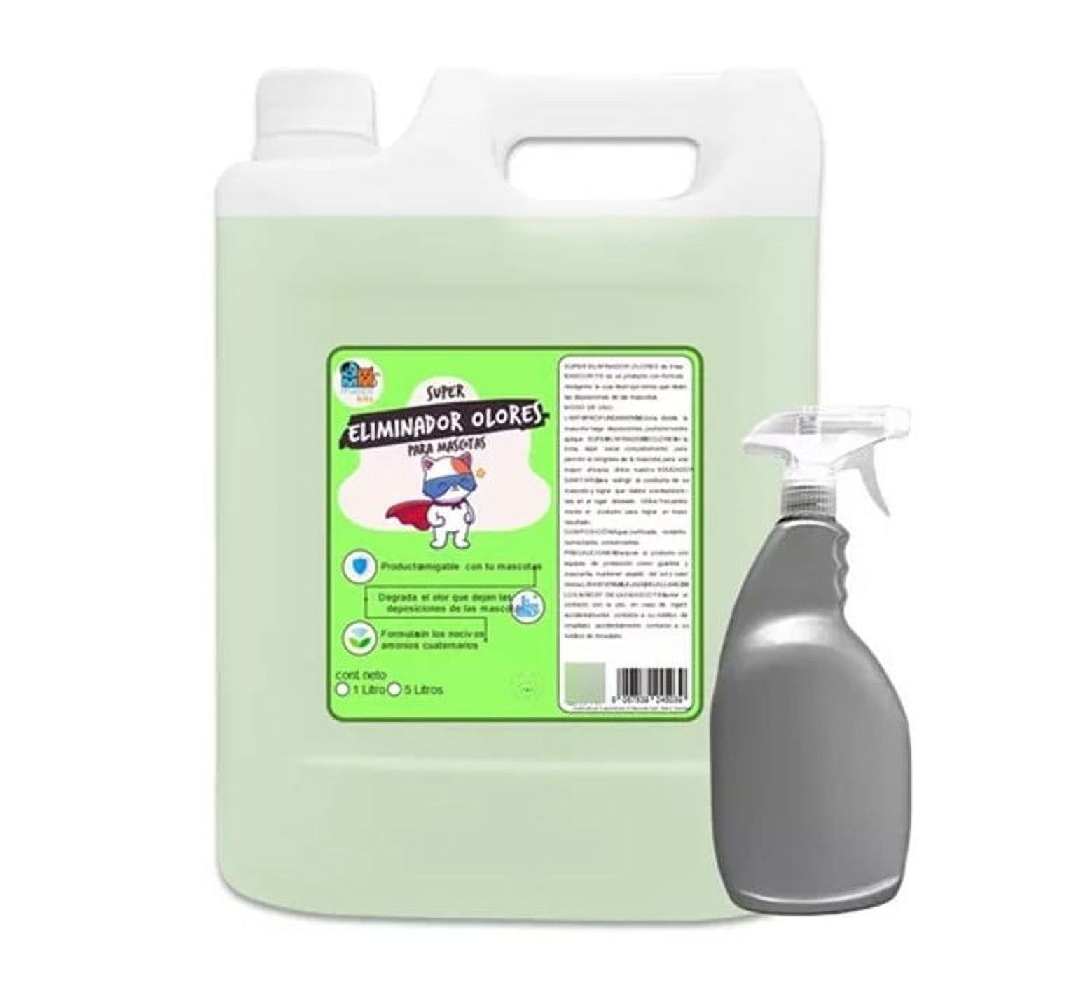 Mascokits - Eliminador Destructor De Olores Y Orina Para Perros Y Gatos 5 Lt ,