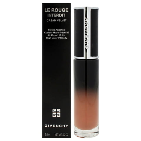 Lápiz Labial Cremoso Aterciopelado Le Rouge Interdit - 12 Beige Dore De Givenchy Para - Lápiz Labial De 0,22 Oz