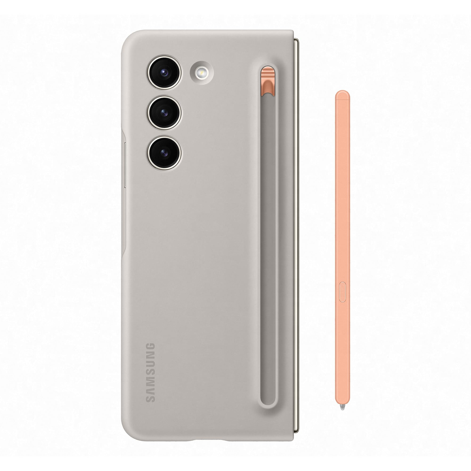 Samsung - Funda Slim S Pen Para Galaxy Official Z Fold5 Sand