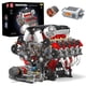 thumbnail image 1 of Juego De Bloques De Construcción Kit De Maquetas De Motor V8 2718 Unidades, 1 of 6