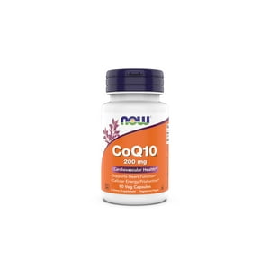 Suplemento Now Foods Coq10 (Coenzima Q10) 200 Mg 90 Cápsulas