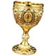 thumbnail image 3 of Mini Copa De Vino De Metal Vintage, Copa De Vino De 30ml, Reutilizable, Inastillable, Estilo Medieval, Estilo E, 3 of 3