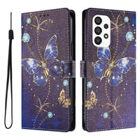 Foxdock Funda Tipo Cartera Para Samsung Galaxy A33 5G Con Soporte Y Correa – Diseño De Patrones Lindos