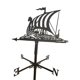 thumbnail image 2 of Metal Weather Vane Garden Stake Ornament Roof Weathervane Battleship, 2 of 5