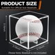 thumbnail image 2 of Estuche para exhibir pelotas de béisbol Guirnd 2 piezas acrílico UV 8 cm, 2 of 7