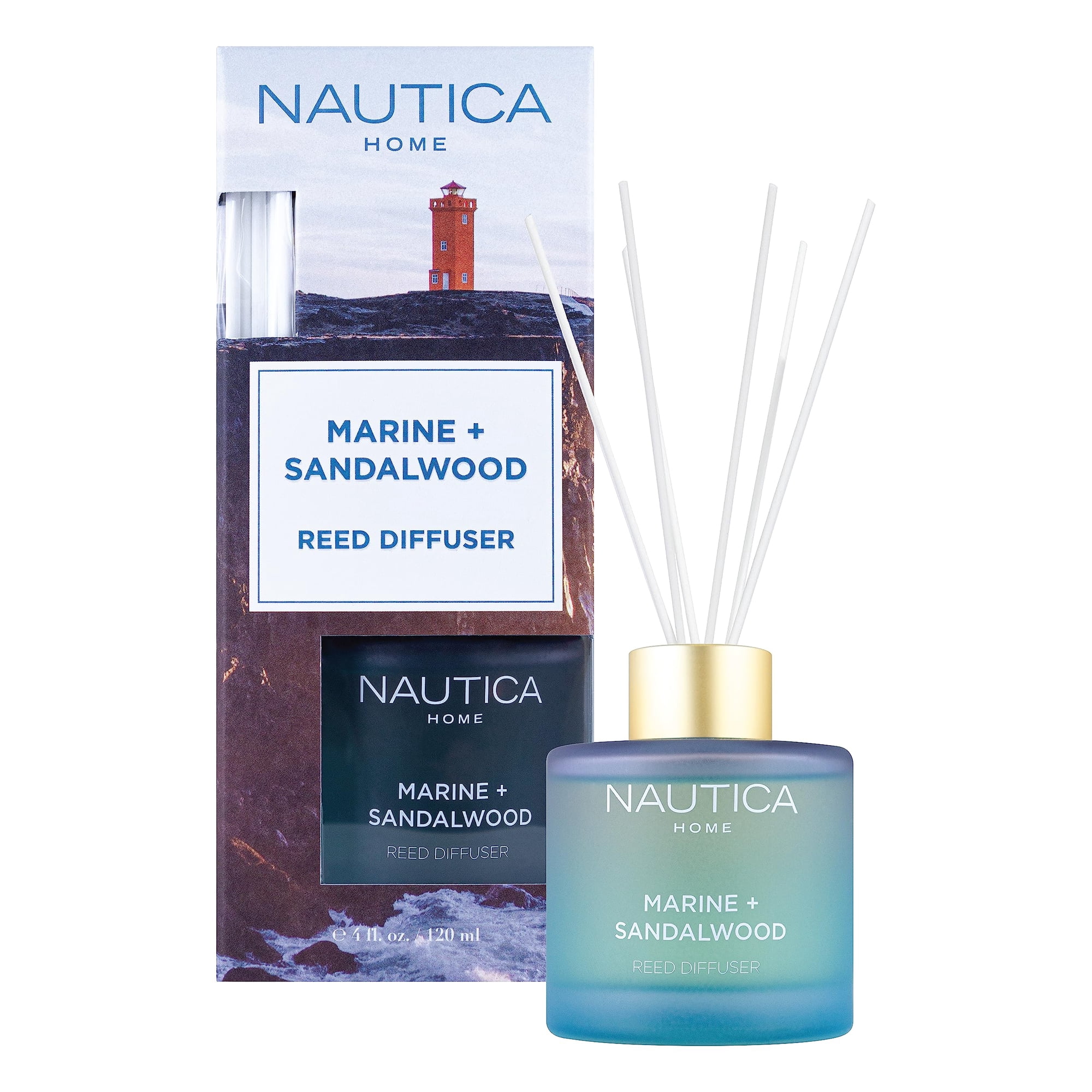Difusor Reed Nautica Marine + Con Aroma A Sándalo De Larga Duración
