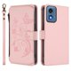 thumbnail image 2 of Funda Cartera Mariposa para [Motorola Moto G Play 2024 5G] con Soporte y Cremallera Rosa, 2 of 6