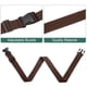 thumbnail image 3 of Uxcell 4 Piezas Correas de Equipaje para Maletas, Correa Conectora de Equipaje Ajustable con Hebilla Accesorios de Equipaje para Maleta de Viaje, Marrón Oscuro, 3 of 7