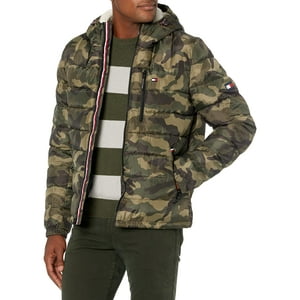 Chaqueta Tommy Hilfiger Para Hombre, De Peso Medio, Con Forro Sherpa