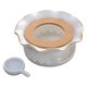 thumbnail image 5 of Calentador De Teteras Calentador De Buffet Para Teteras De Vidrio Café Y Leche Senderismo Blanco, 5 of 5